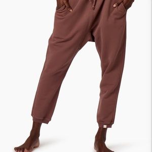 BNWT new! TKEES core jogger - CAFE colour - size 1